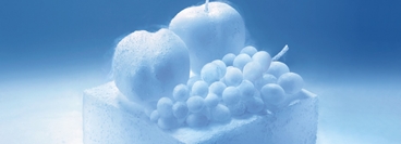 Dry Ice sculpture, fruits
- only to be used on promotion of ICEBITZZZ